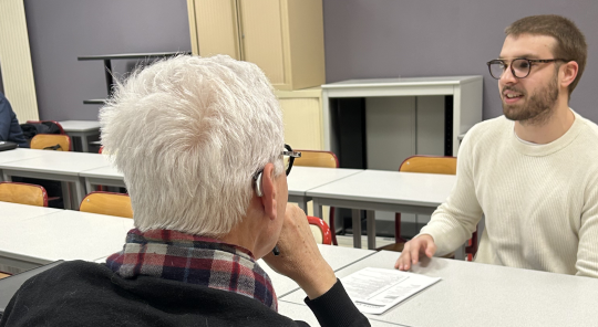 Simulation d'entretien par l'association EGEE